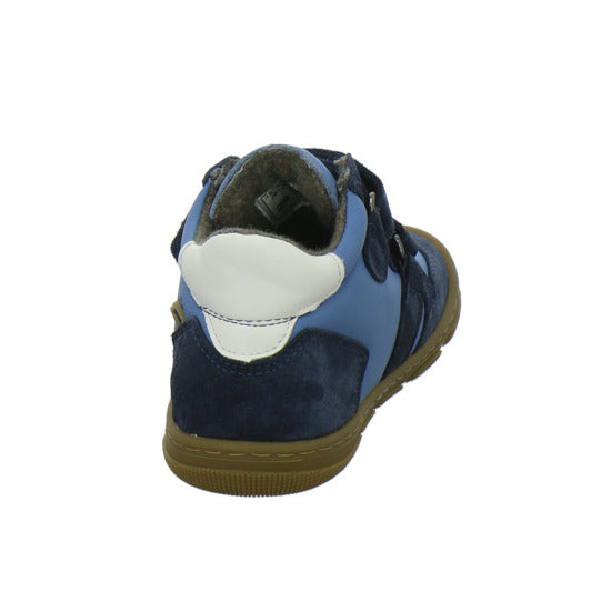 Koel Stiefel ungefüttert Jungen Barefoot Tex Blau-kombi