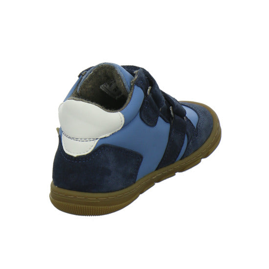 Koel Stiefel ungefüttert Jungen Barefoot Tex Blau-kombi