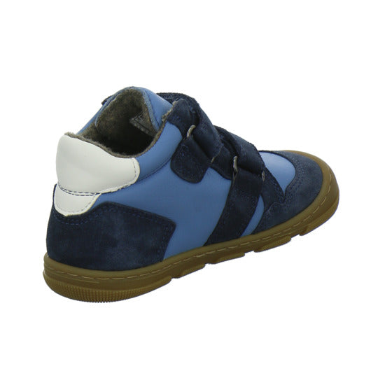 Koel Stiefel ungefüttert Jungen Barefoot Tex Blau-kombi