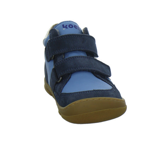 Koel Stiefel ungefüttert Jungen Barefoot Tex Blau-kombi