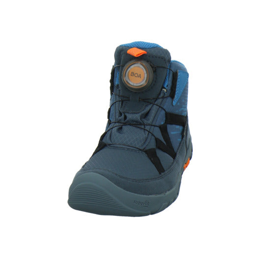 Superfit Stiefel ungefüttert Jungen Barefit Blau-kombi