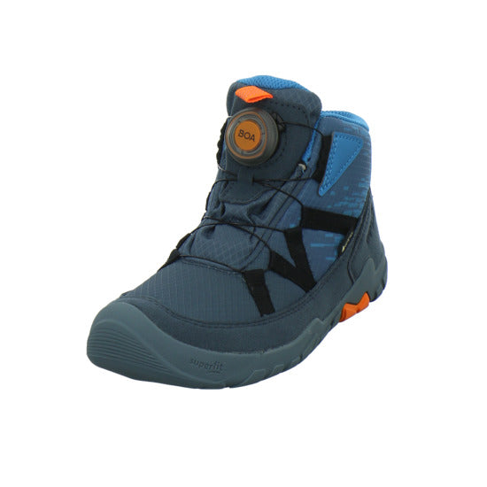 Superfit Stiefel ungefüttert Jungen Barefit Blau-kombi