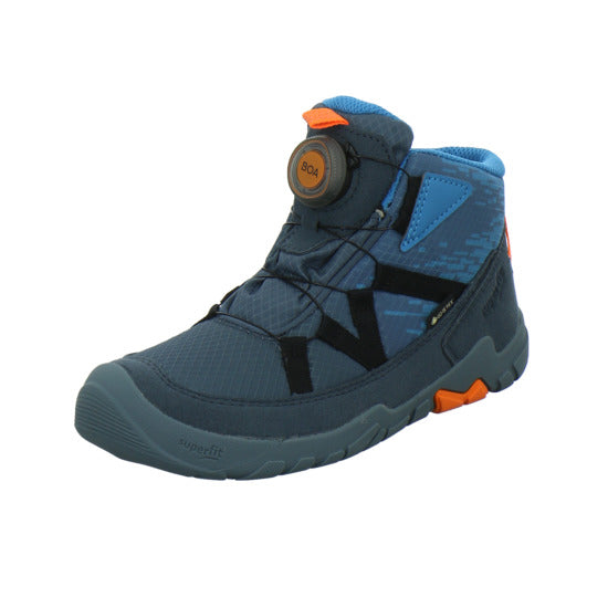 Superfit Stiefel ungefüttert Jungen Barefit Blau-kombi