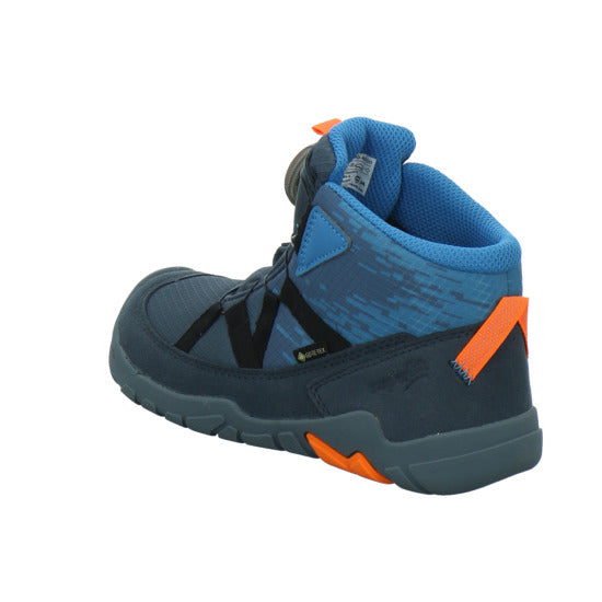 Superfit Stiefel ungefüttert Jungen Barefit Blau-kombi