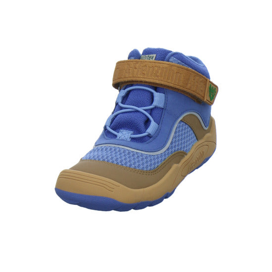 Affenzahn Stiefel ungefüttert Jungen Vegan Explory Blau-kombi