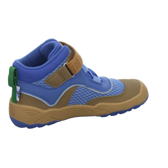 Affenzahn Stiefel ungefüttert Jungen Vegan Explory Blau-kombi