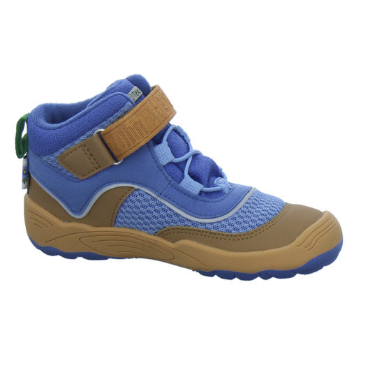 Affenzahn Stiefel ungefüttert Jungen Vegan Explory Blau-kombi
