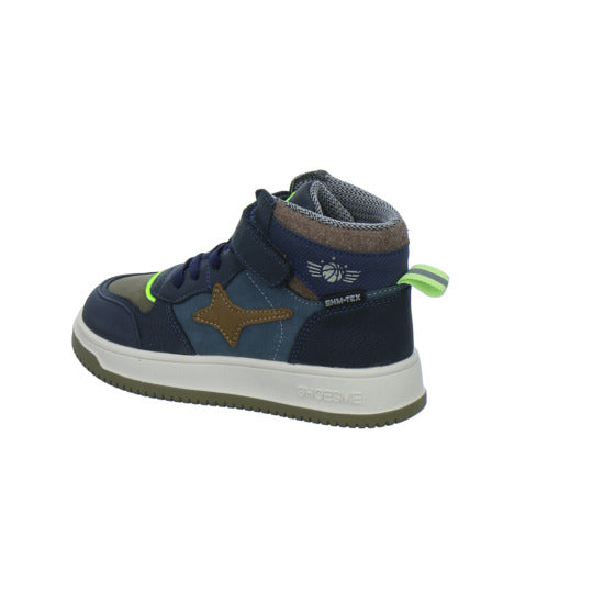 Shoesme Stiefel ungefüttert Jungen Blau-kombi