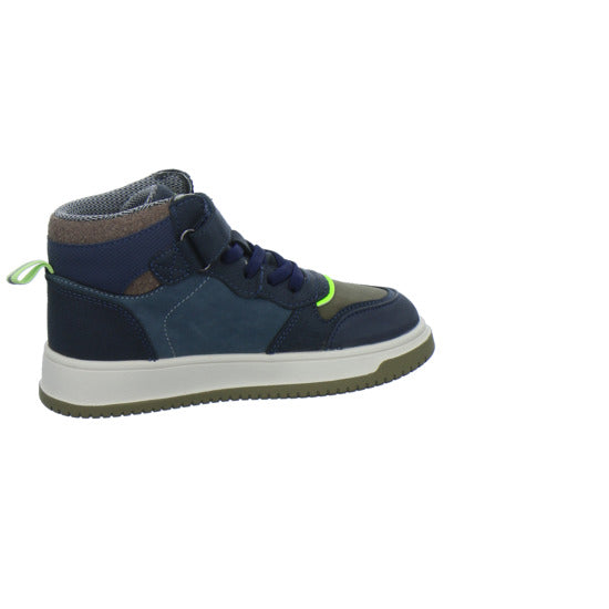 Shoesme Stiefel ungefüttert Jungen Blau-kombi