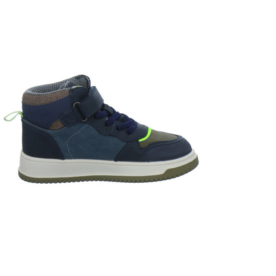 Shoesme Stiefel ungefüttert Jungen Blau-kombi