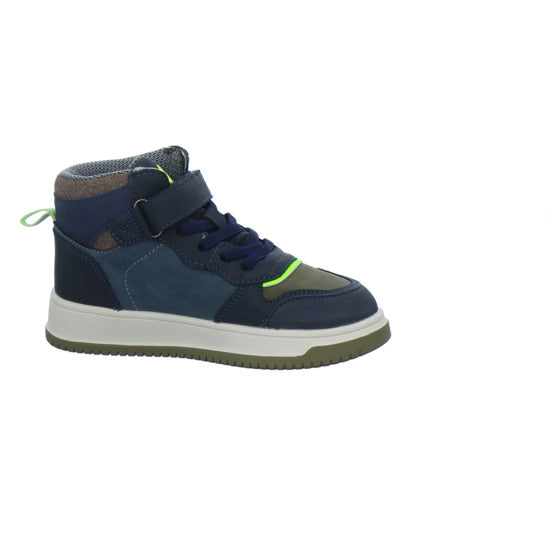 Shoesme Stiefel ungefüttert Jungen Blau-kombi