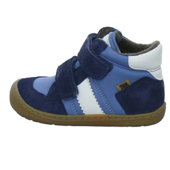 Koel Stiefel ungefüttert Jungen Barefoot Tex Blau-kombi