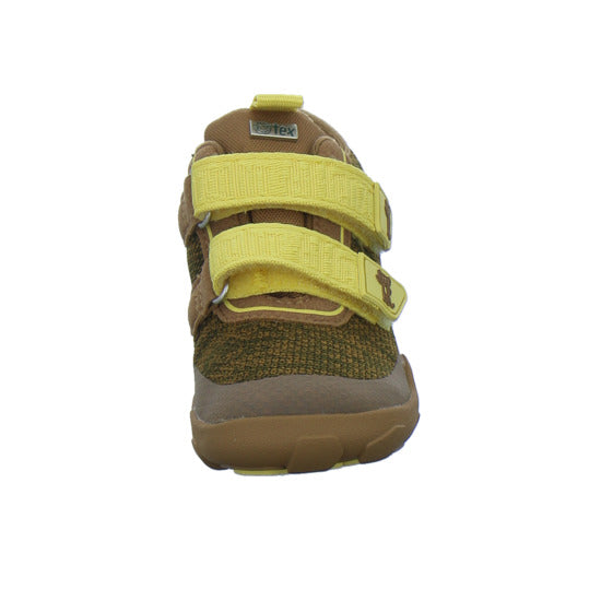 Affenzahn Stiefel ungefüttert Jungen Knit Happy Braun-kombi