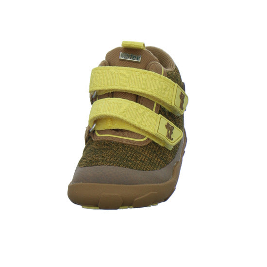 Affenzahn Stiefel ungefüttert Jungen Knit Happy Braun-kombi