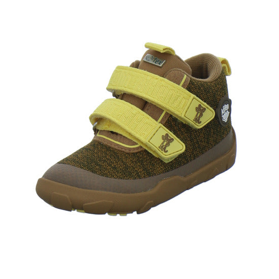 Affenzahn Stiefel ungefüttert Jungen Knit Happy Braun-kombi