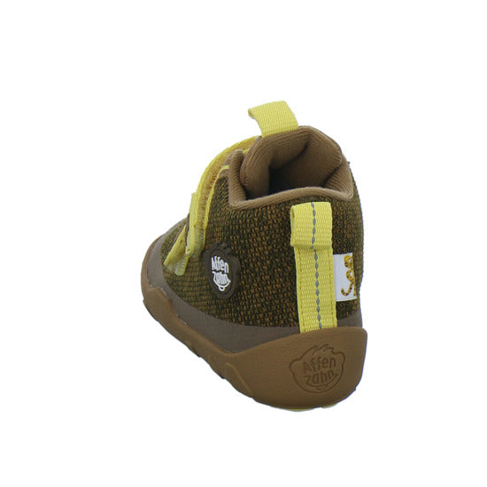 Affenzahn Stiefel ungefüttert Jungen Knit Happy Braun-kombi