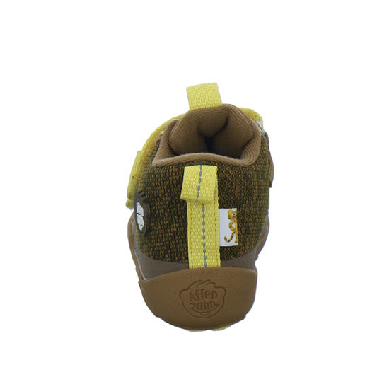 Affenzahn Stiefel ungefüttert Jungen Knit Happy Braun-kombi
