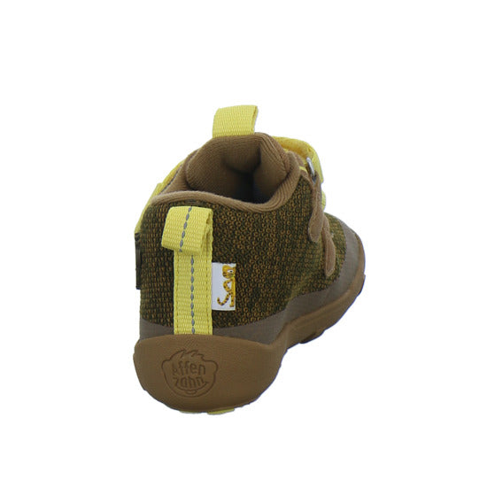 Affenzahn Stiefel ungefüttert Jungen Knit Happy Braun-kombi