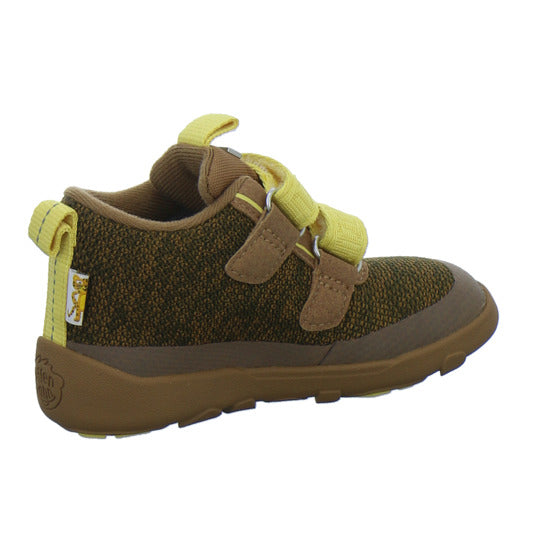 Affenzahn Stiefel ungefüttert Jungen Knit Happy Braun-kombi