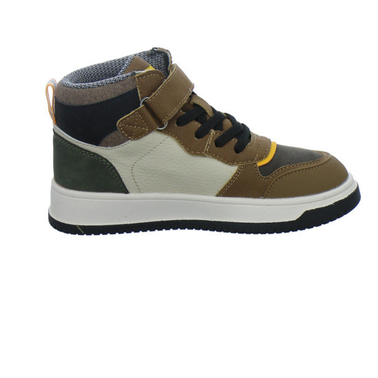 Shoesme Stiefel ungefüttert Jungen Braun-kombi