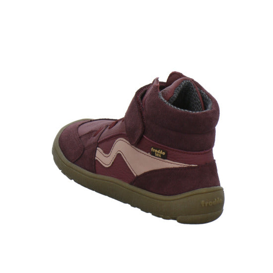 Froddo Barefoot Stiefel ungefüttert Bordeaux - 360° Ansicht