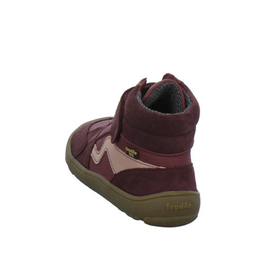 Froddo Barefoot Stiefel ungefüttert Bordeaux - 360° Ansicht