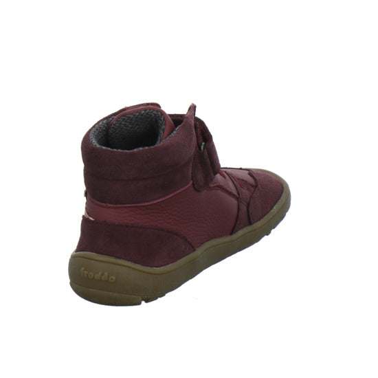 Froddo Barefoot Stiefel ungefüttert Bordeaux - 360° Ansicht