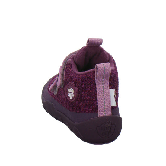 Affenzahn Stiefel ungefüttert Jungen Knit Happy Bordeaux