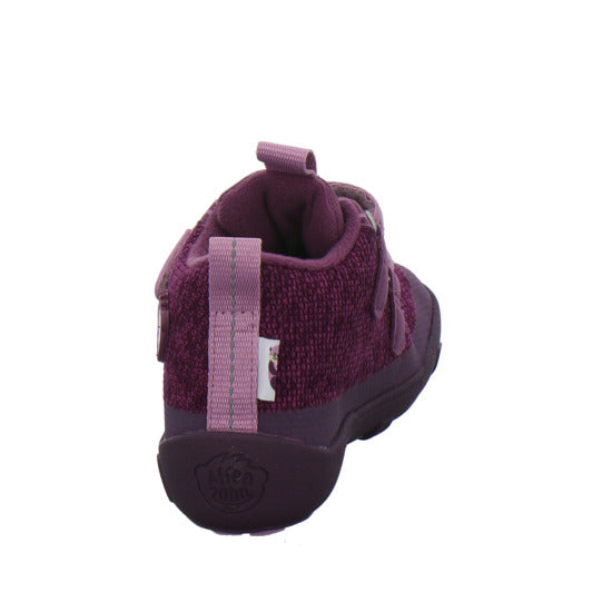 Affenzahn Stiefel ungefüttert Jungen Knit Happy Bordeaux