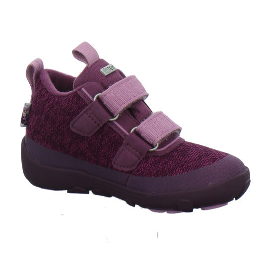 Affenzahn Stiefel ungefüttert Jungen Knit Happy Bordeaux