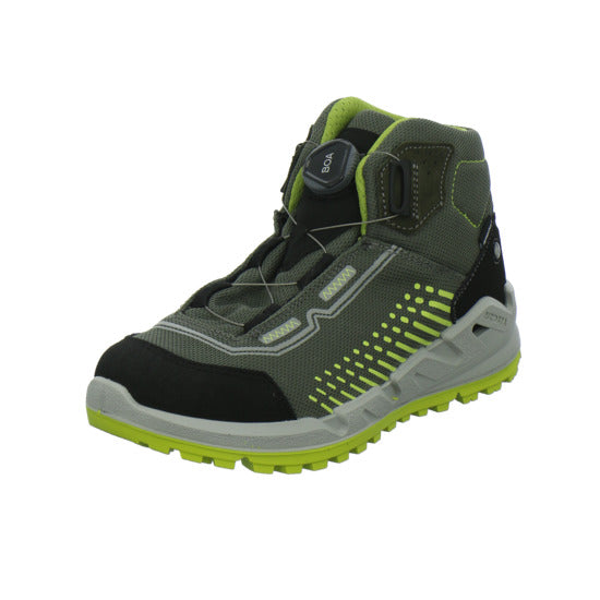 Ricosta Stiefel ungefüttert Jungen Terra Grau-kombi