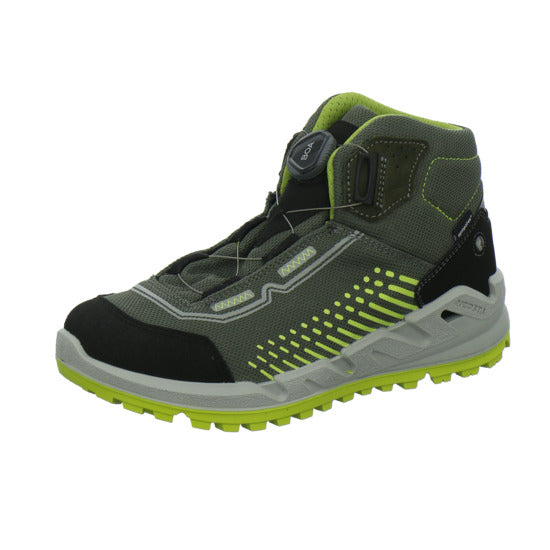 Ricosta Stiefel ungefüttert Jungen Terra Grau-kombi