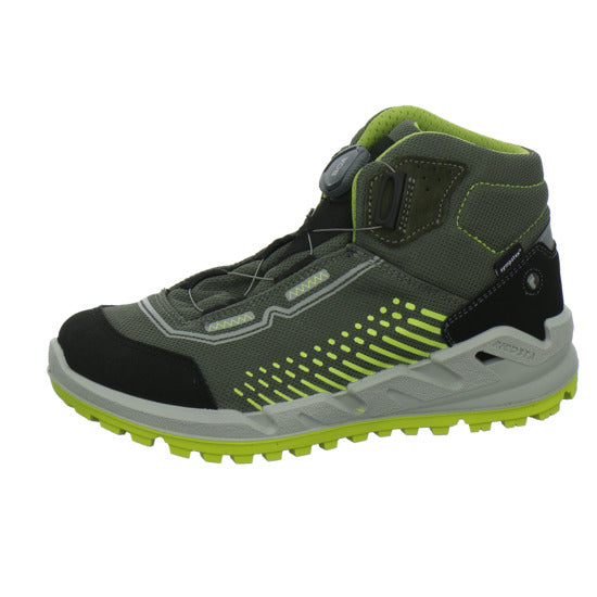 Ricosta Stiefel ungefüttert Jungen Terra Grau-kombi
