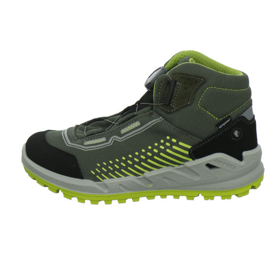 Ricosta Stiefel ungefüttert Jungen Terra Grau-kombi