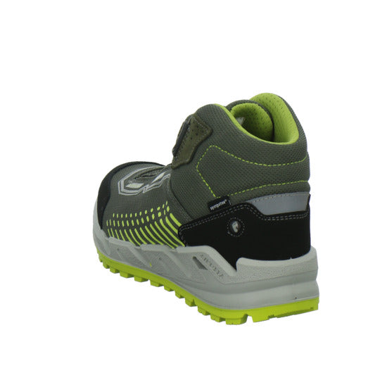 Ricosta Stiefel ungefüttert Jungen Terra Grau-kombi