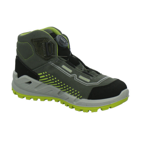Ricosta Stiefel ungefüttert Jungen Terra Grau-kombi