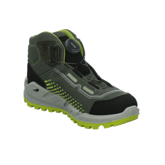 Ricosta Stiefel ungefüttert Jungen Terra Grau-kombi