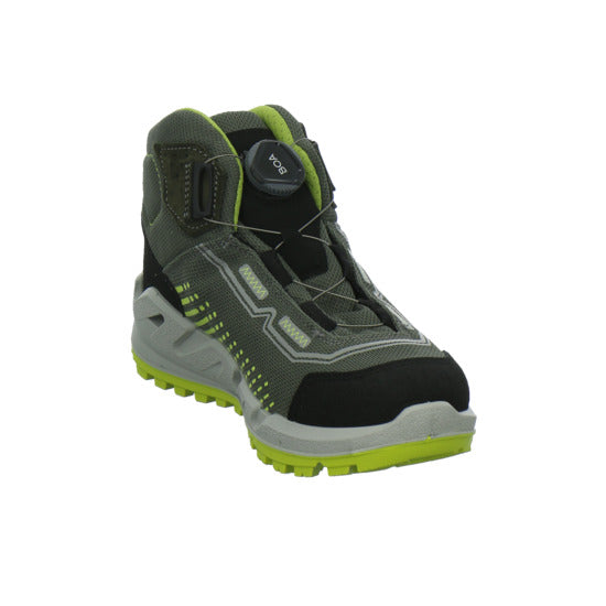 Ricosta Stiefel ungefüttert Jungen Terra Grau-kombi