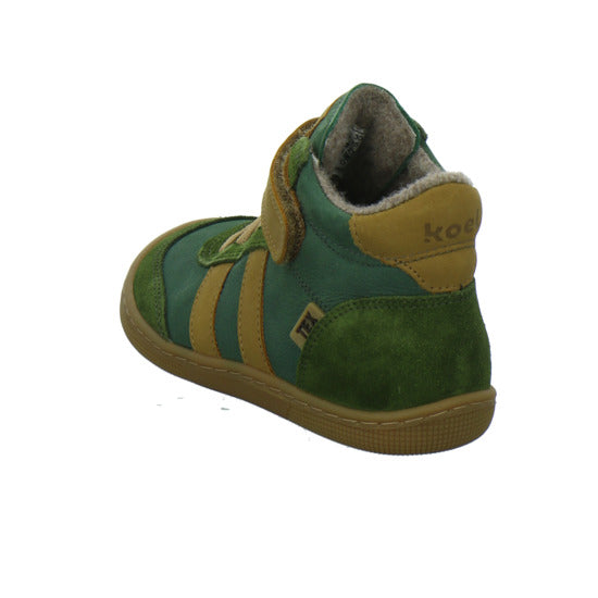 Koel Stiefel ungefüttert Jungen Barefoot Tex grün