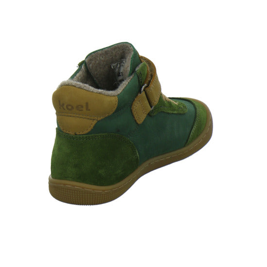 Koel Stiefel ungefüttert Jungen Barefoot Tex grün