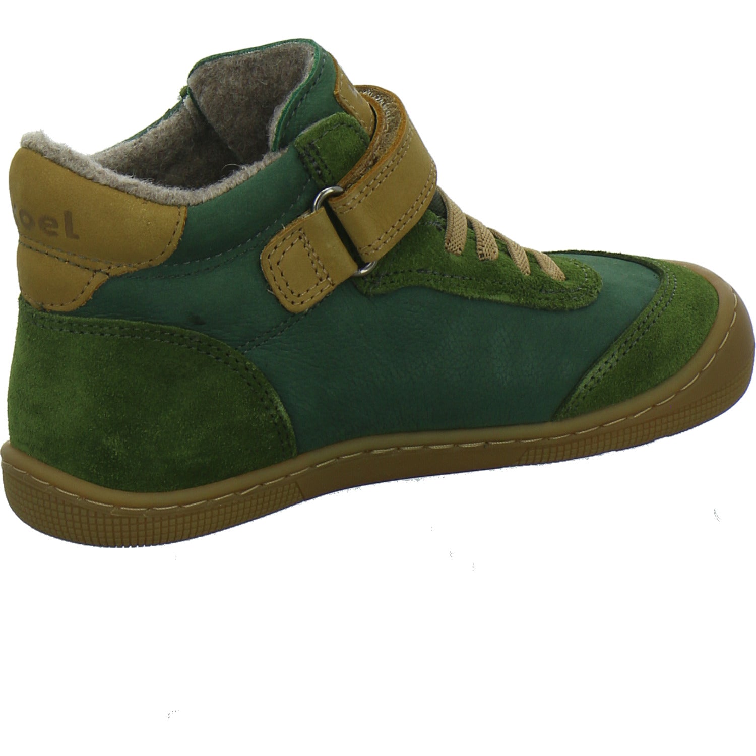 Koel Stiefel ungefüttert Jungen Barefoot Tex grün