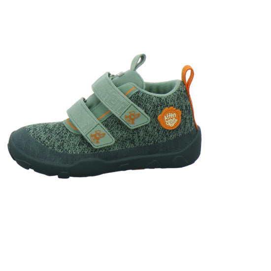 Affenzahn Knit Happy Stiefel ungefüttert Grün-kombi