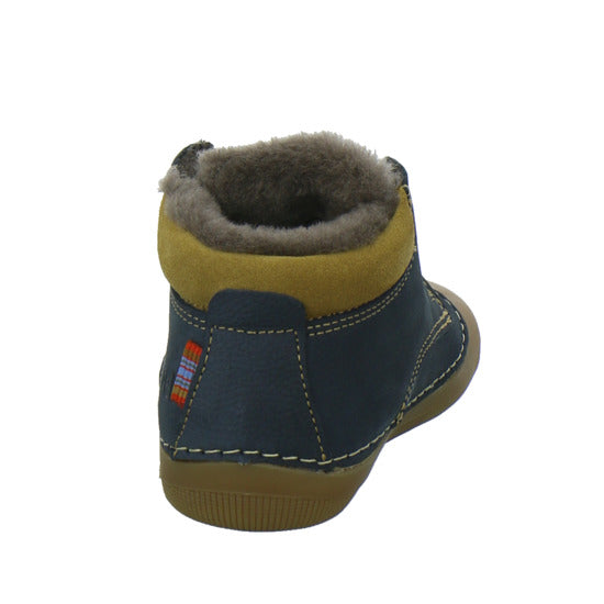 Koel Winterschuhe Unisex - Baby Barefoot Dunkelblau