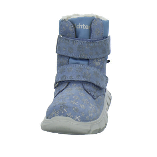 Richter Winterschuhe warm gefüttert Hellblau - 360° Ansicht