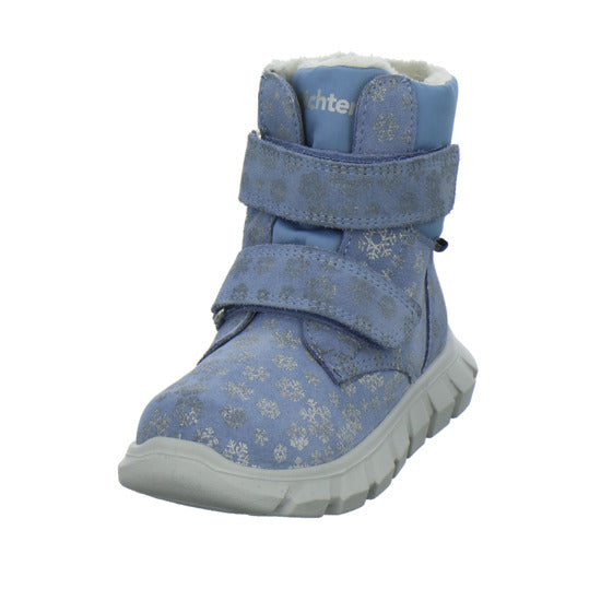 Richter Winterschuhe warm gefüttert Hellblau - 360° Ansicht