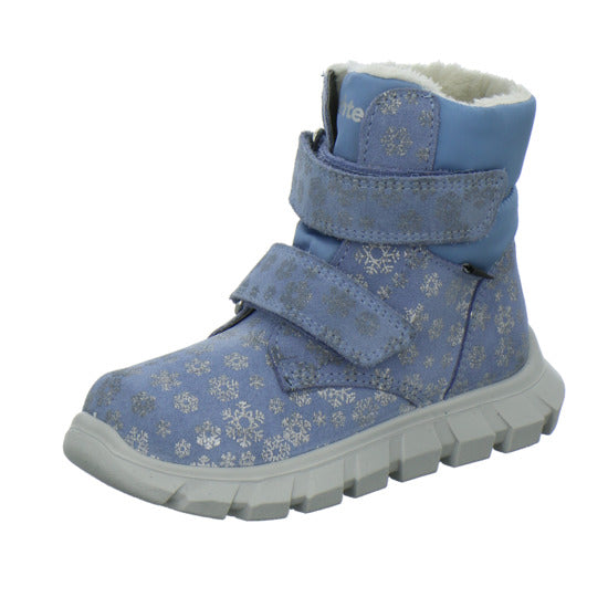 Richter Winterschuhe warm gefüttert Hellblau - 360° Ansicht