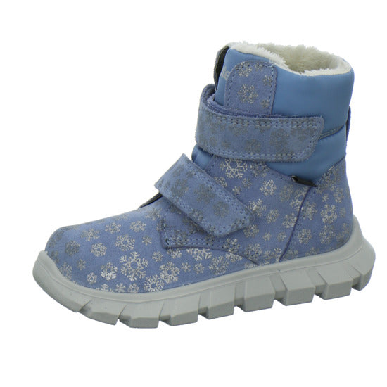 Richter Winterschuhe warm gefüttert Hellblau - 360° Ansicht