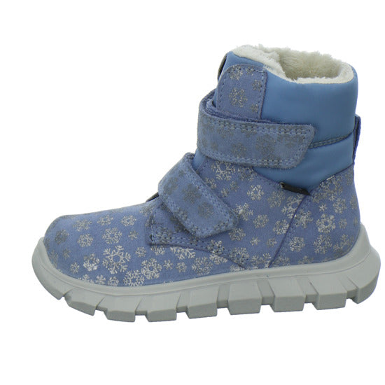 Richter Winterschuhe warm gefüttert Hellblau - 360° Ansicht