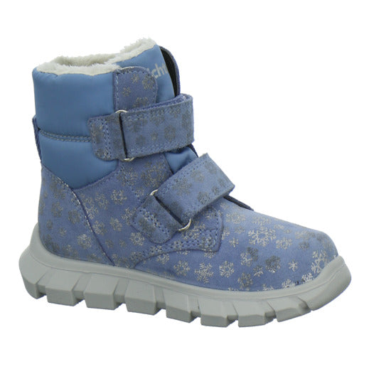Richter Winterschuhe warm gefüttert Hellblau - 360° Ansicht