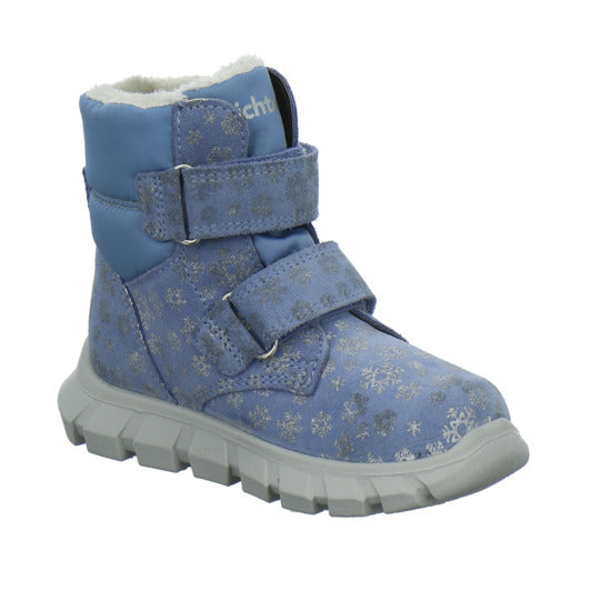 Richter Winterschuhe warm gefüttert Hellblau - 360° Ansicht